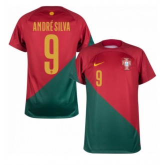Portugal Andre Silva #9 Hemmakläder VM 2022 Kortärmad